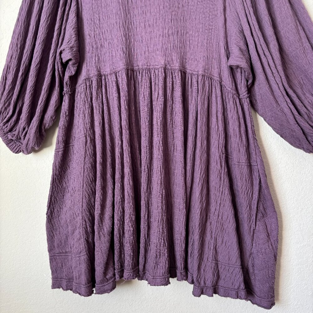 Free People Beach Boho Gauzy Get Obsessed Babydoll Dress - Picture 6 of 13